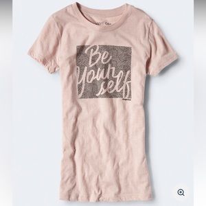 Aeropostale "be yourself" crew neck t-shirt size small